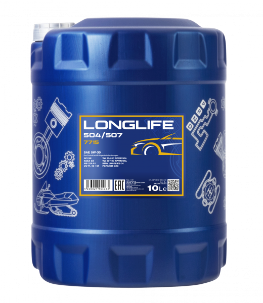 Longlife 504/507 5W-30 (MN7715-​10 ); 10 Ltr. Kanne